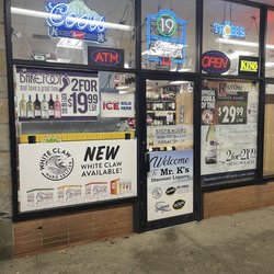 Mr K's Discount Wine & Spirits - Front of the store, to the right of CVS