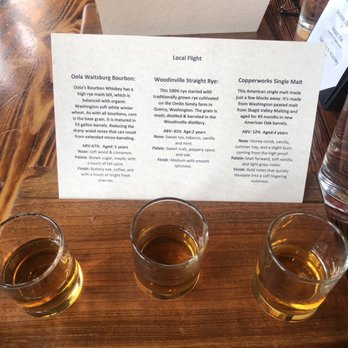 Radiator Whiskey - Flight - New American Near Me - Seattle, Washington