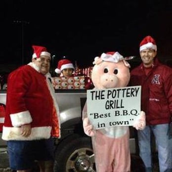 The Pottery Grill - a group of people dressed as santa claus - Barbeque Near Me - Cottondale, Alabama The Pottery Grill - a group of people dressed as santa claus - Barbeque Near Me - Cottondale, Alabama