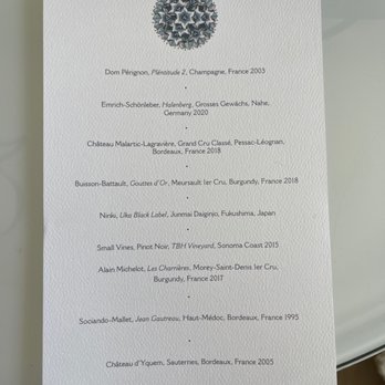 SingleThread Restaurant & Inn - Reserve wine list - New American Near Me - Healdsburg, California