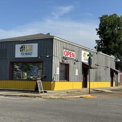 Delta Fish Market Bar & Grill - Front corner on 1st and plaza