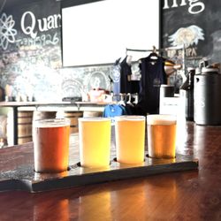 Quantum Brewing - Our flights! Four 5-oz tasters of any of our beers.