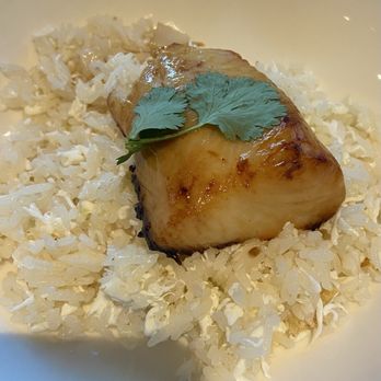 Kwok's Bistro - 2026 Chinese New Year menu - miso black cod over crab fried rice. - Chinese Near Me - Reno, Nevada