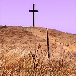 Bishop Ranch Regional Preserve - Cross at the end of the Red Hawk Trail