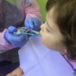 Michael L Kleinman, DDS - My child sitting completely still and calm at the dentist!!