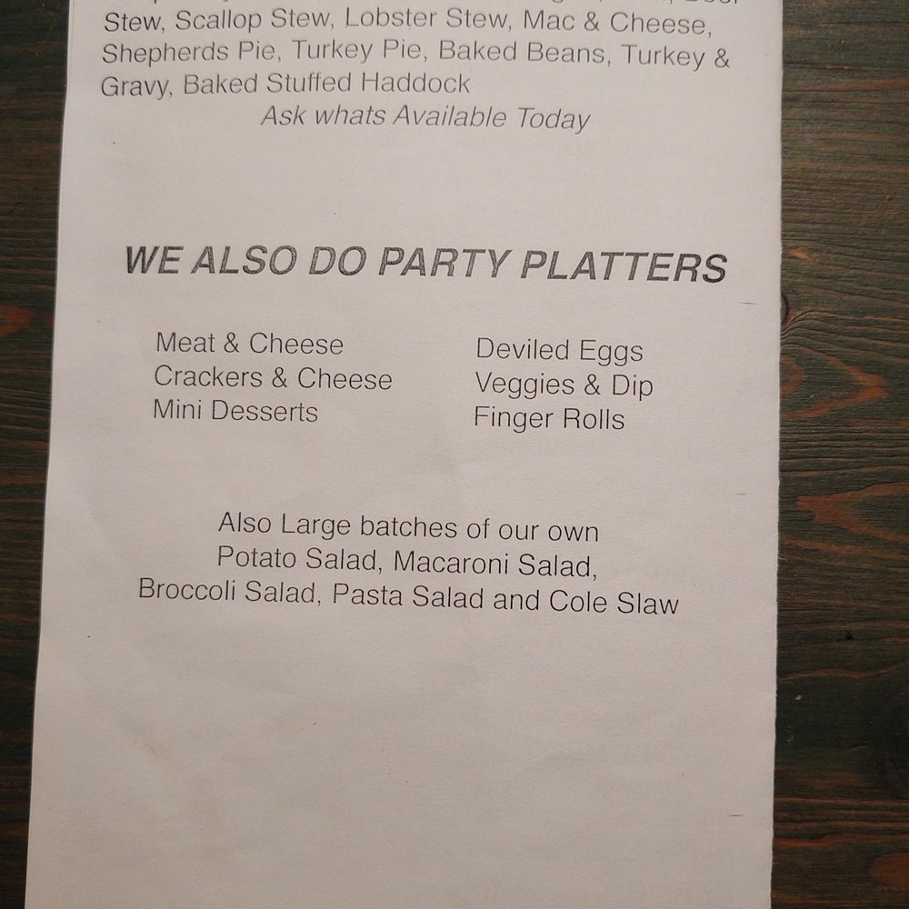 Keag Store - Menu - Grocery Near Me - South Thomaston, Maine