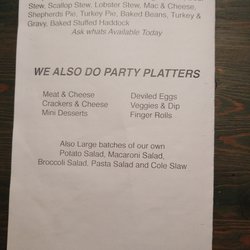 Keag Store - Menu
