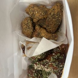 Spicy Korean and lemon pepper