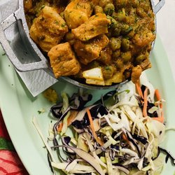 Los Serranos - Pork & Pea Mofungo w/ Cabbage Salas