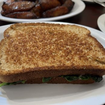 Leo’s Breakfast and Lunch - Grilled cheese with fresh spinach! - Coffee & Tea Near Me - Lansdowne, Pennsylvania