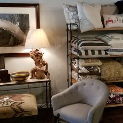 Benton & Buckley - Throw pillows,lighting,furniture and an Audubon