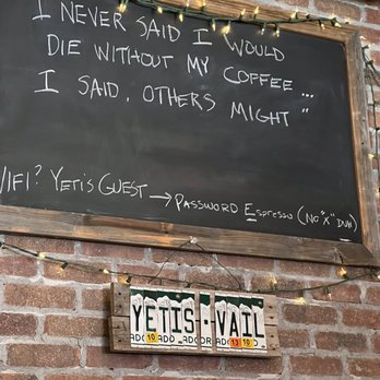 Yeti's Grind - Coffee & Tea Near Me - Vail, Colorado
