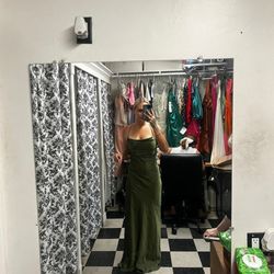 Olga Dress Maker - Altered dress, she made it tighter to fit me better and added hooks
