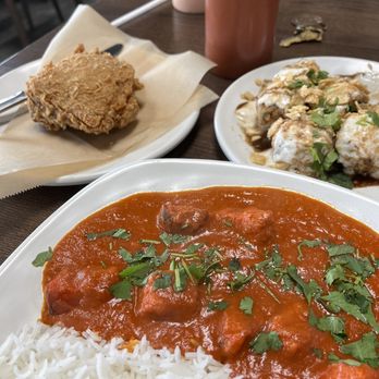 Noya Kitchen - chicken tikka masala lunch special + a la carte fried chicken and doi Fuchka - Indian Near Me - Los Angeles, California Noya Kitchen - chicken tikka masala lunch special + a la carte fried chicken and doi Fuchka - Indian Near Me - Los Angeles, California