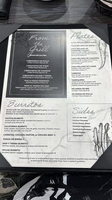Menu photo 6 Mariachi Loco Farmington, NM