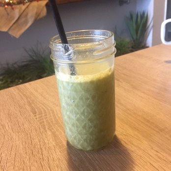 Eat Real Cafe - The Matcha Madness smoothie--my favorite matcha drink in all of la county! - New American Near Me - Valencia, California