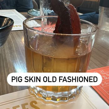 Spurrier's Gridiron Grille - Pig skin old fashioned - American Near Me - Gainesville, Florida Spurrier's Gridiron Grille - Pig skin old fashioned - American Near Me - Gainesville, Florida