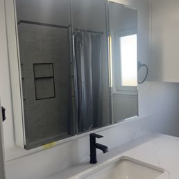 Hallway restroom vanity Hallway restroom vanity