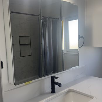 Solid Construction & Design - Hallway restroom vanity - General Contractors Near Me - Sacramento, California Solid Construction & Design - Hallway restroom vanity - General Contractors Near Me - Sacramento, California