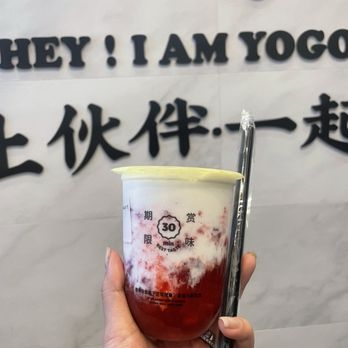 Hey! I Am Yogost - Strawberry Yogurt - Desserts Near Me - Pleasanton, California