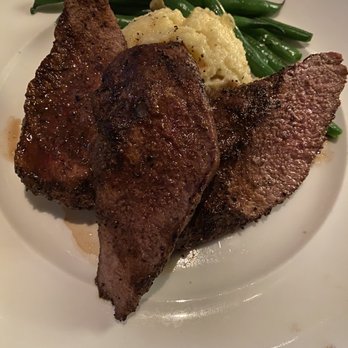 Seasons 52 - Wood-Grilled Kona-Crusted Lamb Loin - New American Near Me - Sacramento, California Seasons 52 - Wood-Grilled Kona-Crusted Lamb Loin - New American Near Me - Sacramento, California