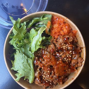 Anytime Street St. Marks - Spicy Pork cup-bop - Coffee & Tea Near Me - New York, New York Anytime Street St. Marks - Spicy Pork cup-bop - Coffee & Tea Near Me - New York, New York