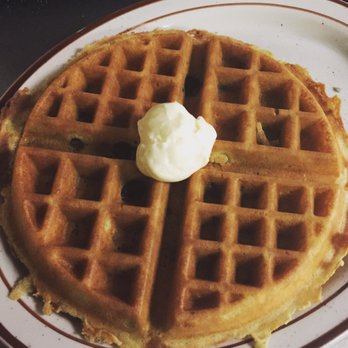 Sam's Diner - Belgian waffle! Comes in plain, chocolate chip, peanut butter blitz, strawberry, or blueberry! - Diners Near Me - Holley, New York