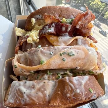 Egg Tuck - BACON & CHEESE, SPICY ROYAL WEST - Breakfast & Brunch Near Me - Los Angeles, California