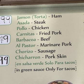 Carniceria Ramirez - meat choices for tacos! - Mexican Near Me - Atlanta, Georgia