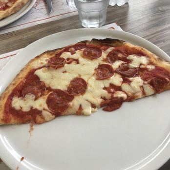 Bellini - Pizza from the second time we came. Half of pizza that was left over. Margarita with spicy sausage - Cafes Near Me - Florence, FI