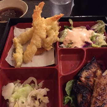 Kabuki Restaurant - Lunch combo misoyaki butterfish and assorted tempura. - Japanese Near Me - Aiea, Hawaii