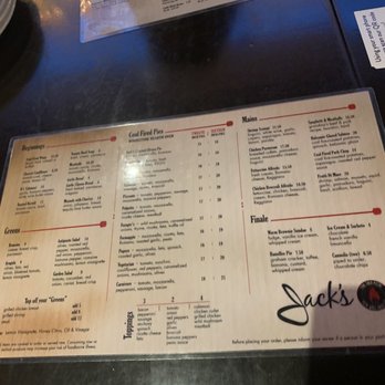 Jack's Coal Fired Pizza - Menu - Pizza Near Me - Burlington, Massachusetts Jack's Coal Fired Pizza - Menu - Pizza Near Me - Burlington, Massachusetts