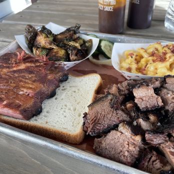 Central City BBQ - Burnt ends and Ribs combo - Barbeque Near Me - New Orleans, Louisiana