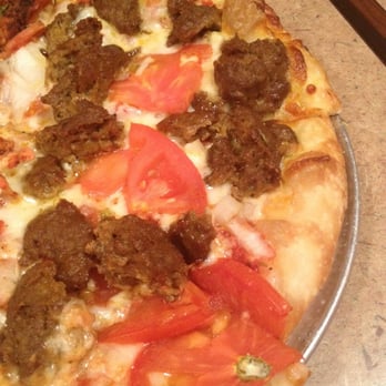 Mirchi Cafe, Halal American & Desi Restaurant Fremont - Seekh Kebab Pizza - Beef seekh kebab, onions, fresh tomatoes and tomato sauce - Asian Fusion Near Me - Fremont, California Mirchi Cafe, Halal American & Desi Restaurant Fremont - Seekh Kebab Pizza - Beef seekh kebab, onions, fresh tomatoes and tomato sauce - Asian Fusion Near Me - Fremont, California