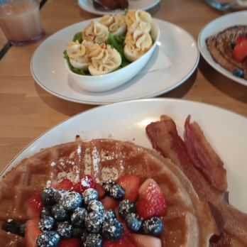 The Breakfast Bar - Deviled Eggs Waffle Combo - Breakfast & Brunch Near Me - Long Beach, California The Breakfast Bar - Deviled Eggs Waffle Combo - Breakfast & Brunch Near Me - Long Beach, California