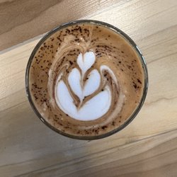 Hub Coffee - Cortado with cocoa powder