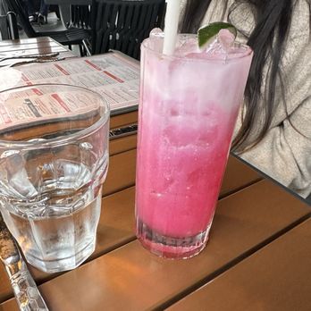 Grindstone on the Monon - Electronector - dumb name but refreshing drink! - New American Near Me - Westfield, Indiana