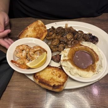 Texas Roadhouse - Surf Turf Ribeye* 12oz & Grilled Shrimp - Steakhouses Near Me - Turlock, California Texas Roadhouse - Surf Turf Ribeye* 12oz & Grilled Shrimp - Steakhouses Near Me - Turlock, California