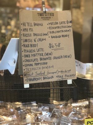 Menu photo 8 Two Cities Coffee Roasters Clovis, CA