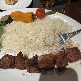 Wood fire Beef Kebabs
