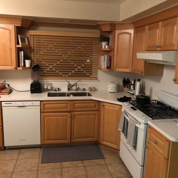 C-Bek Tile and Stone - Kitchen floor before - General Contractors Near Me - North Hollywood, California