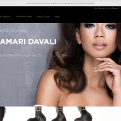 The True Marketing Agency - Advanced Website Design for Amari Davali