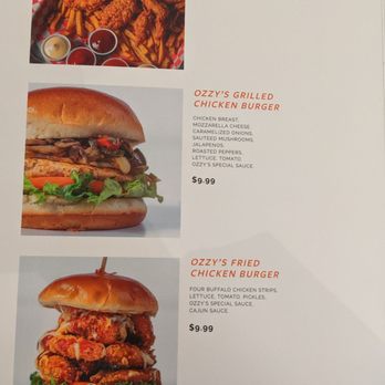Ozzy's Burgers Vaughan - Chicken menu - Burgers Near Me - Vaughan, Ontario Ozzy's Burgers Vaughan - Chicken menu - Burgers Near Me - Vaughan, Ontario