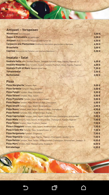 Menu photo 3 Trattoria da Sergio Berg, BY