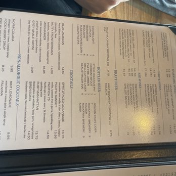 Moonraker Restaurant - Menu - New American Near Me - Pacifica, California