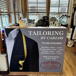 East Hills Cleaners - Visit Carlos our Tailor for fittings and alterations !