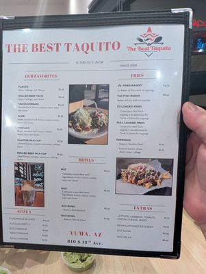 Menu photo 1 The Best Taquito Yuma, AZ Menu photo 1 The Best Taquito Yuma, AZ