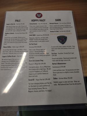Menu photo 2 BabyCat Brewery Kensington, MD