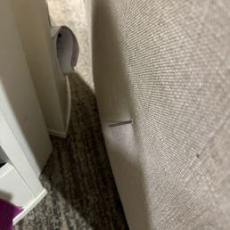 Piece of metal sticks out of the Verano Lounge sofa after 7 years Piece of metal sticks out of the Verano Lounge sofa after 7 years