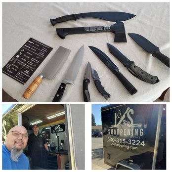 JS Sharpening Mobile - Some of my blades that were sharpened for the kitchen, camping/hiking, and EDC. - Knife Sharpening Near Me - Wheatland, California JS Sharpening Mobile - Some of my blades that were sharpened for the kitchen, camping/hiking, and EDC. - Knife Sharpening Near Me - Wheatland, California